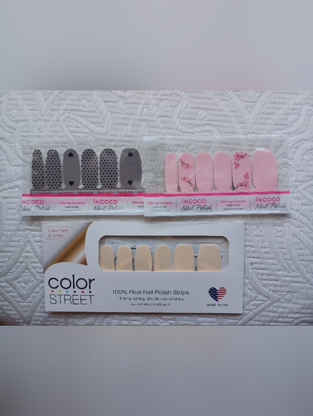 New Colorstreet Incoco Coconut Nails Nail Strips